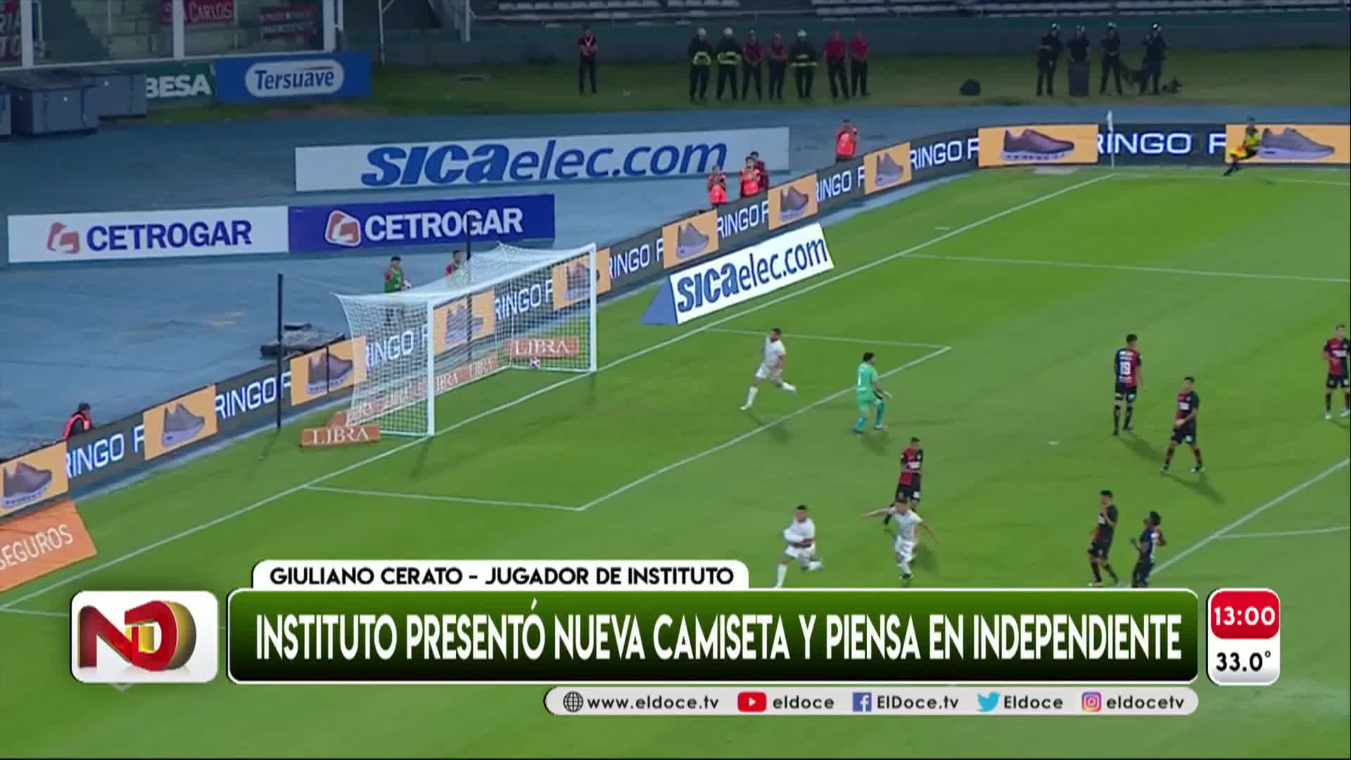 Instituto presentó nueva camiseta y se prepara para enfrentar a Independiente