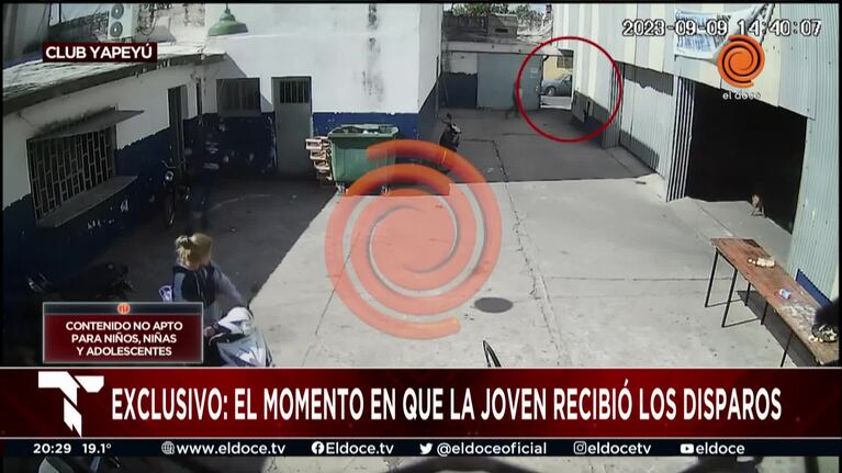 Crimen sindical: el momento de los disparos en el salón