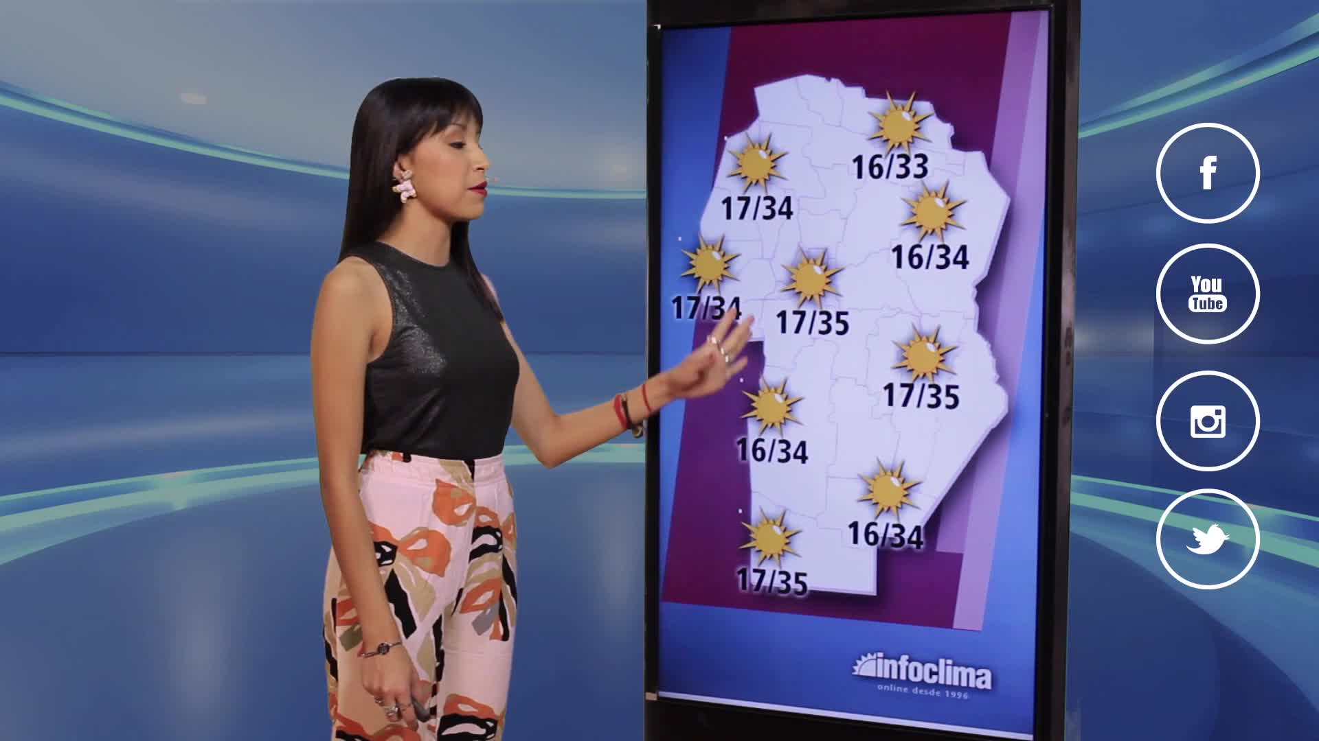 Se viene un miércoles con ascenso de temperaturas