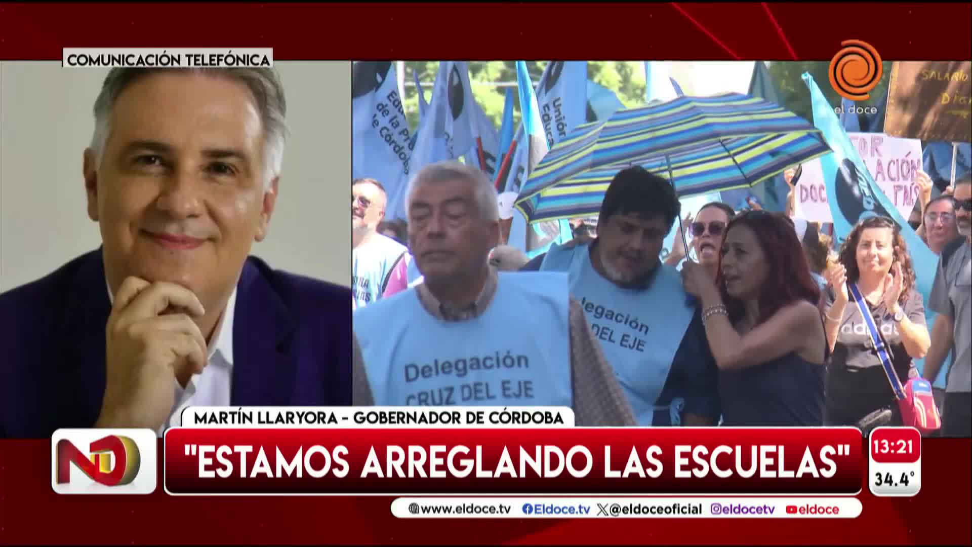 El gobernador Llaryora habló sobre la propuesta salarial a docentes