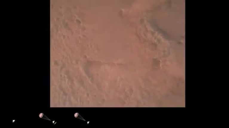 La NASA mostró la llegada del Perseverance en Marte