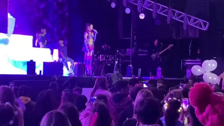 El emotivo mensaje de Tini para el público cordobés