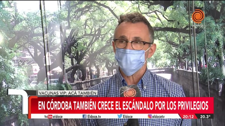 Vacunados en Córdoba: el descargo de los funcionarios de la lista