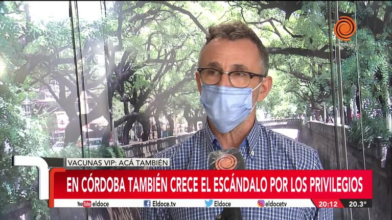 Vacunados en Córdoba: el descargo de los funcionarios de la lista