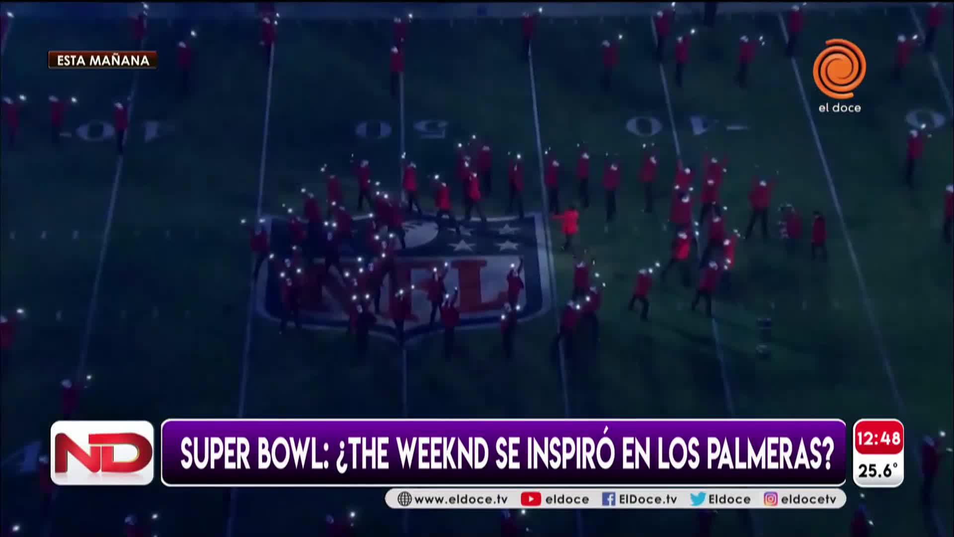 Super Bowl: The Weeknd y el meme viral por el look de Los Palmeras