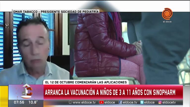 La Sociedad de Pediatría avala la vacunación a niños: la explicación