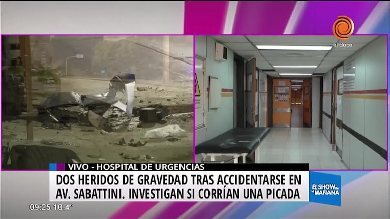 Quedarán detenidos los dos ocupantes del auto accidentado