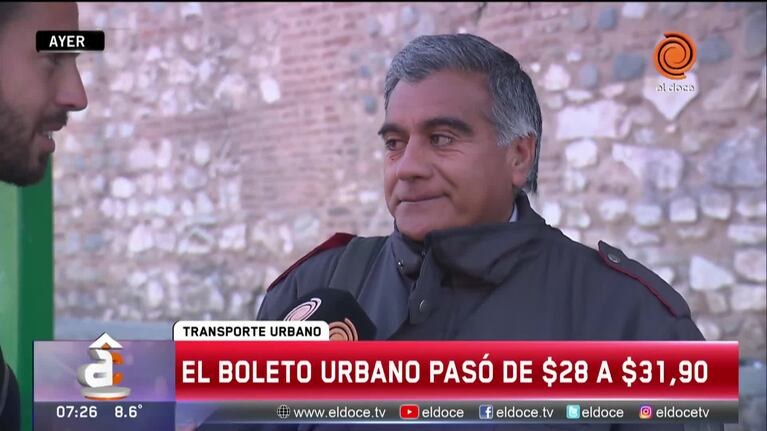 El boleto a 31,9 pesos desde la madrugada del domingo