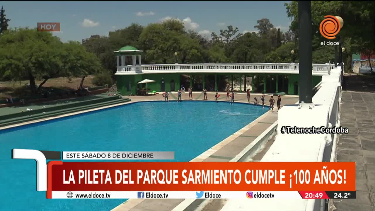 La pileta del Parque Sarmiento cumple 100 años