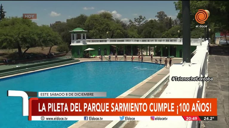 La pileta del Parque Sarmiento cumple 100 años