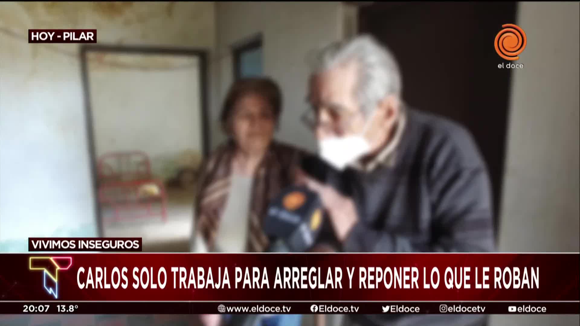 El drama de una pareja de ancianos: les roban hasta los animales