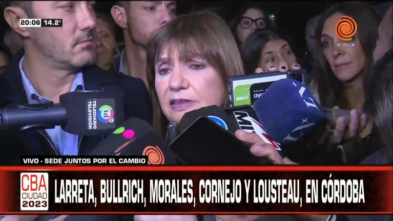 Para Bullrich, "fue inducida" la baja participación