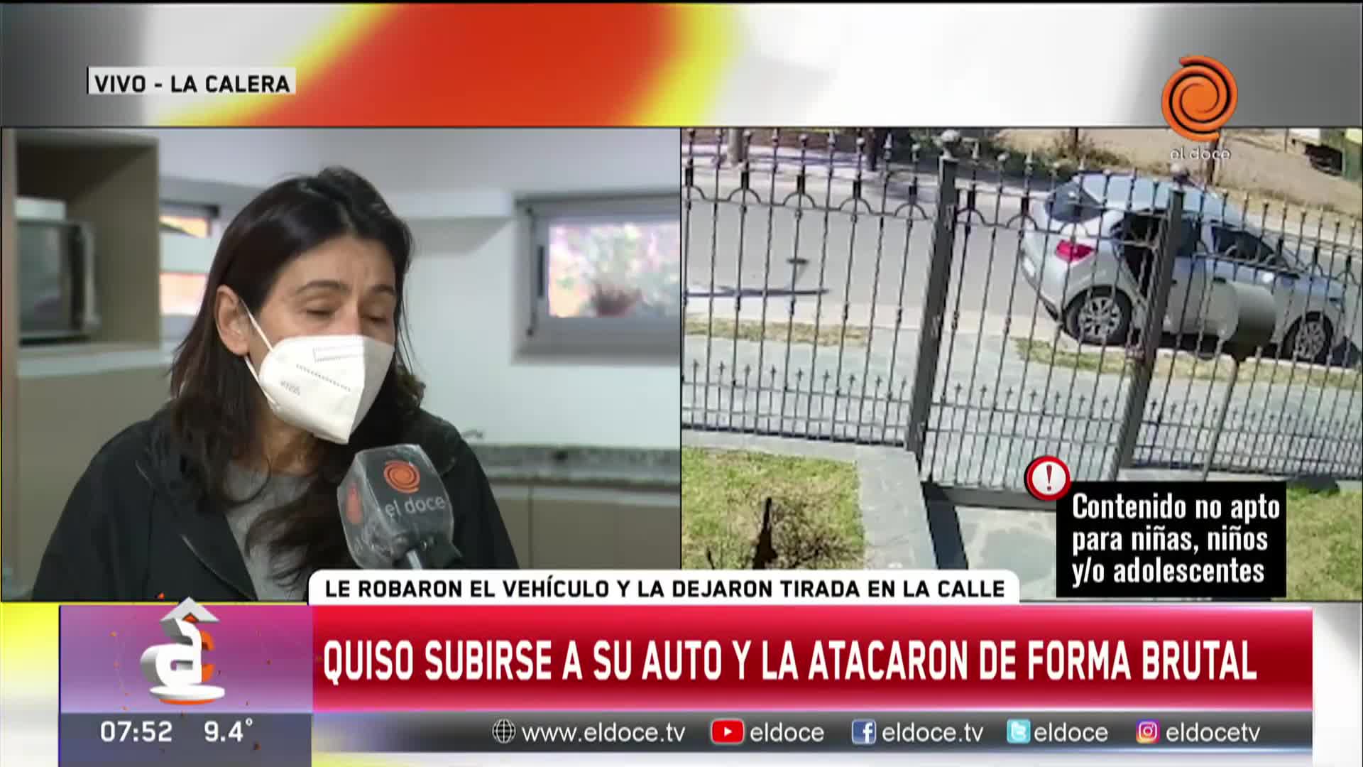 Inseguridad: la arrojaron al piso a los golpes para robarle el auto 