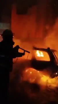 Incendio en un taller de Córdoba