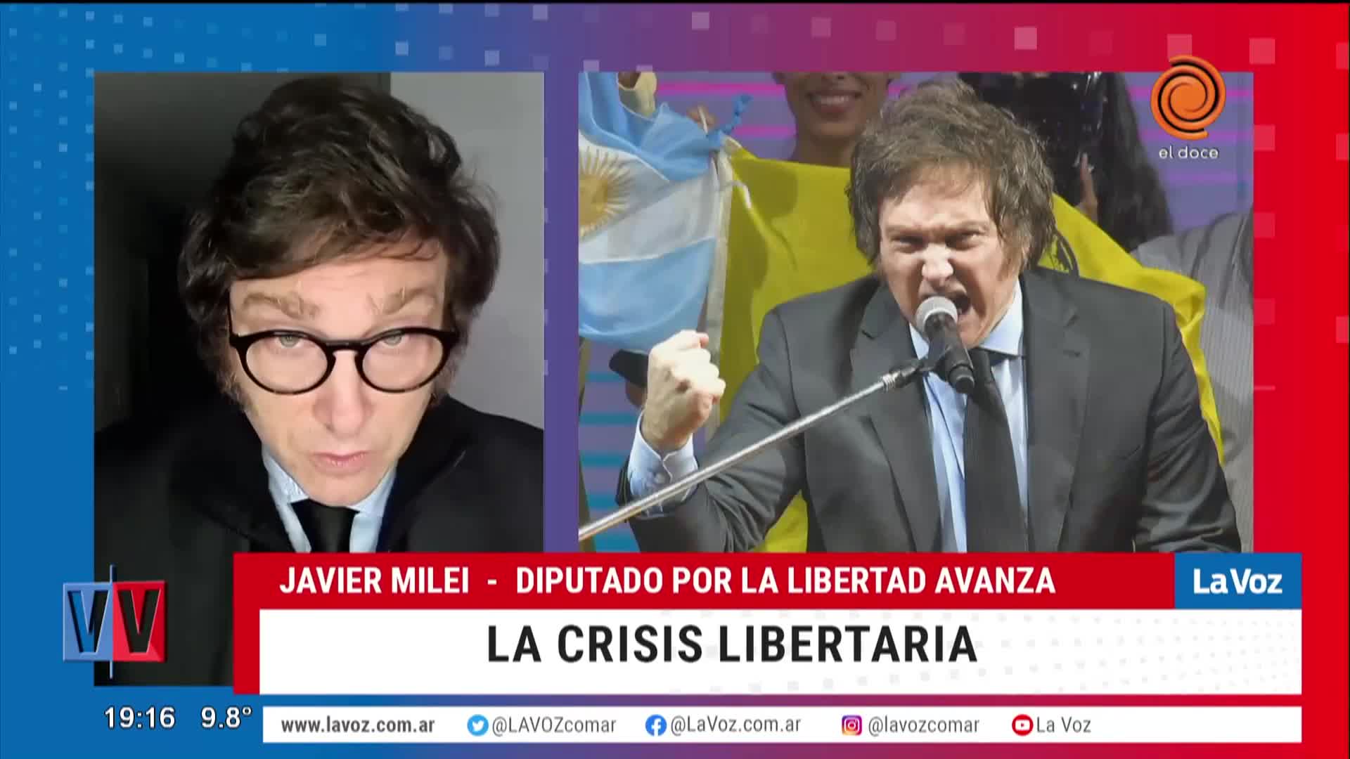 Javier Milei analizó el electorado cordobés de cara al 2023