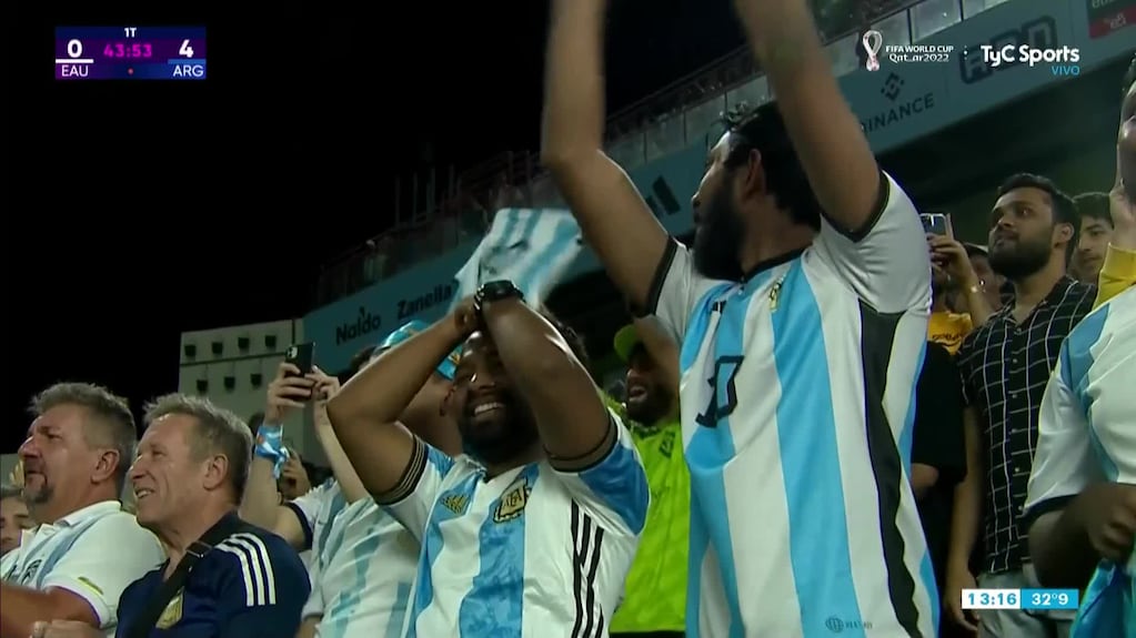 Messi se anotó en la goleada de la Selección Argentina