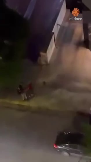 Violencia afuera de un boliche en Nueva Córdoba