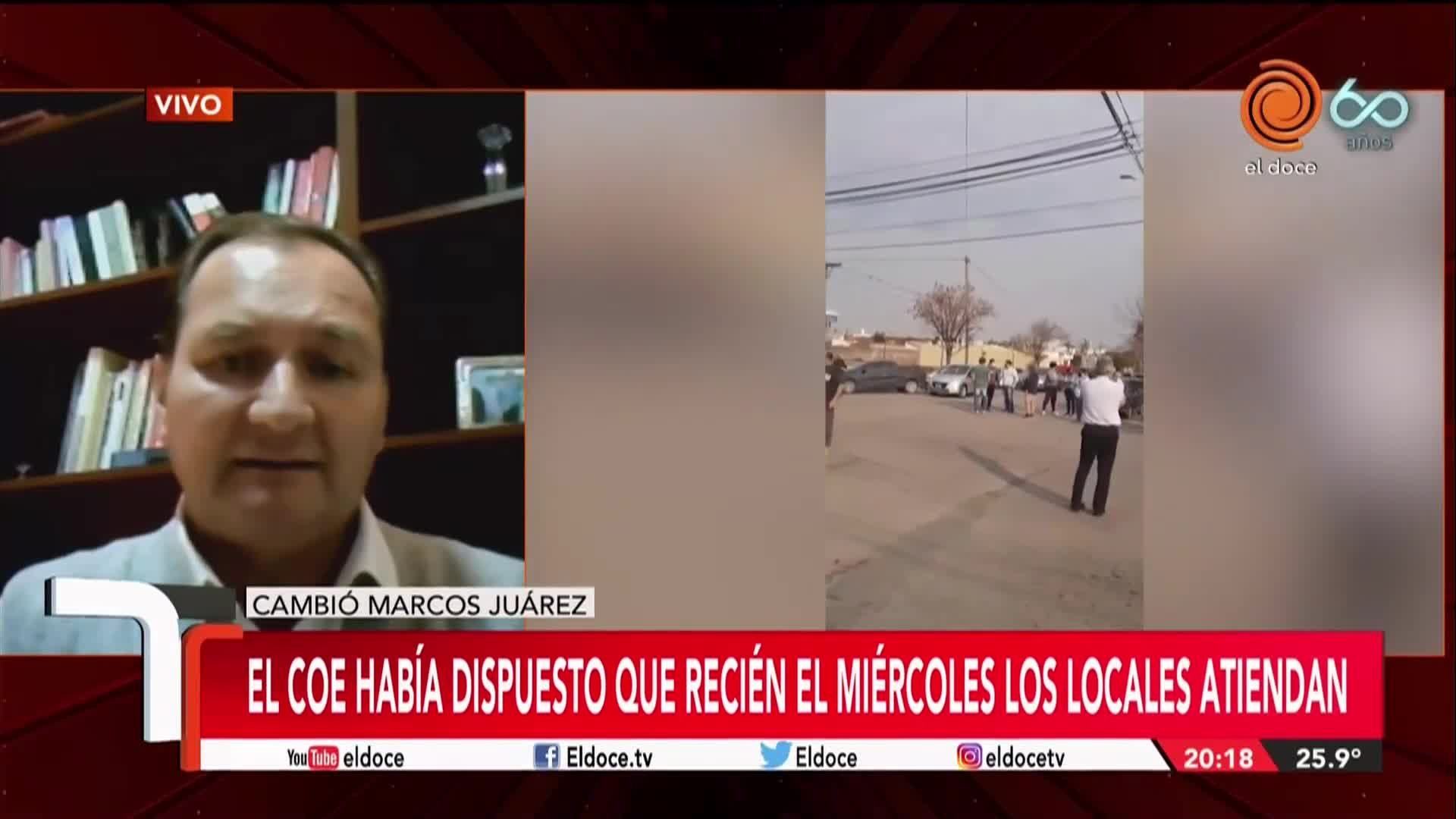 Sin autorización del COE, Marcos Juárez abrió los comercios