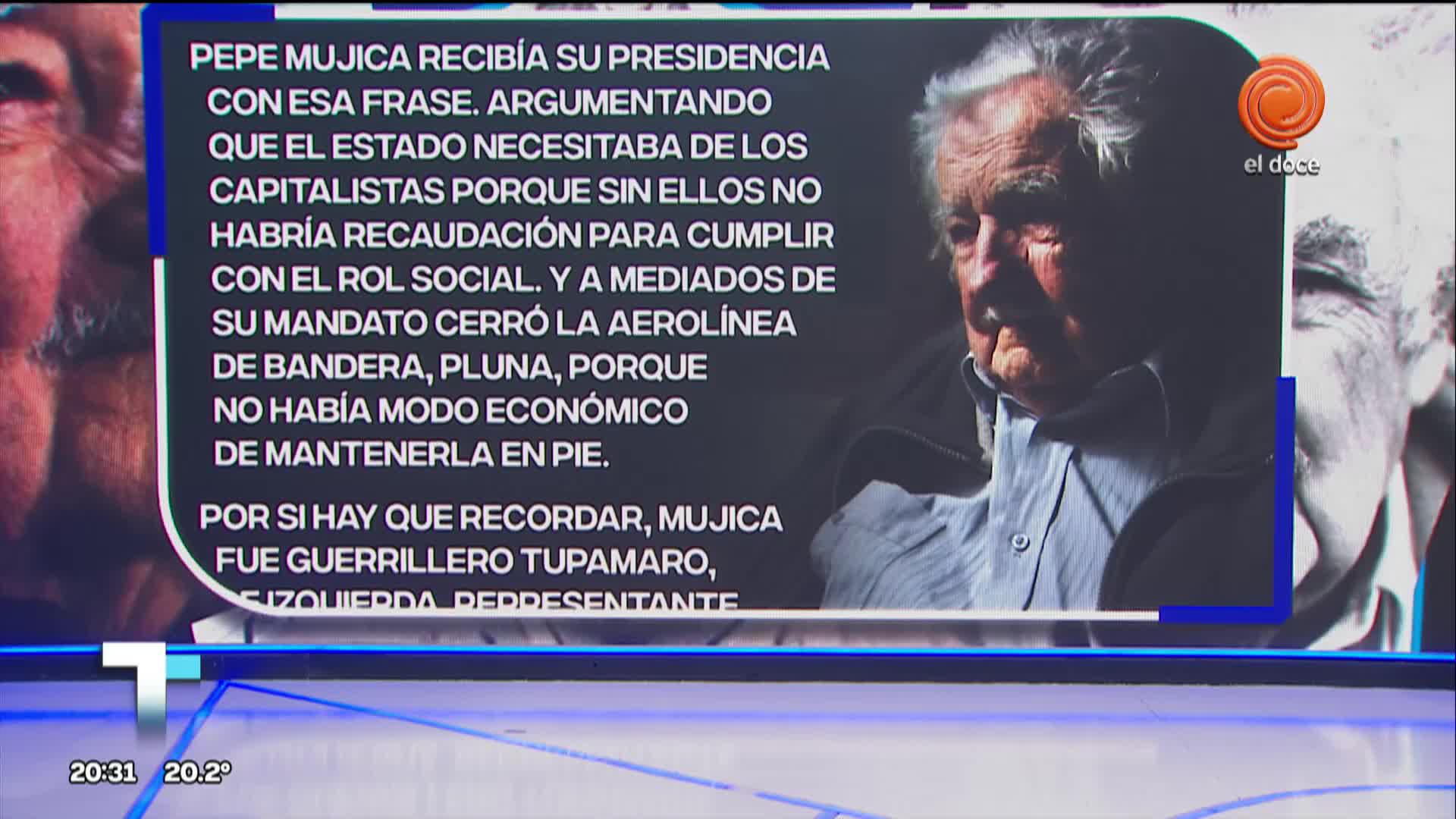 Jorge Cuadrado sobre el fallecimiento de Pepe Mujica