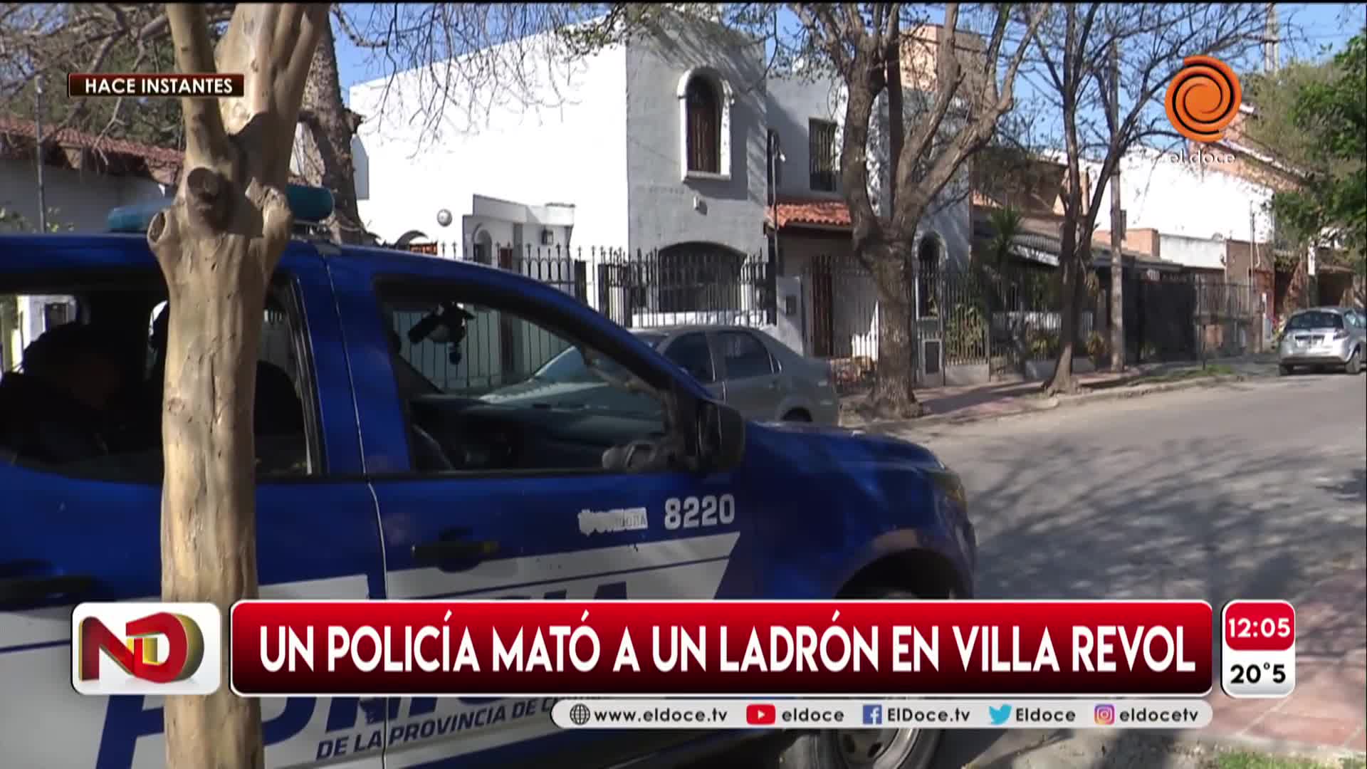 Ladrón muerto: según la policía, el agente le disparó en su casa