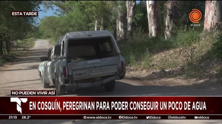 Cosquín y Cuesta Blanca, las zonas más afectadas por la falta de agua