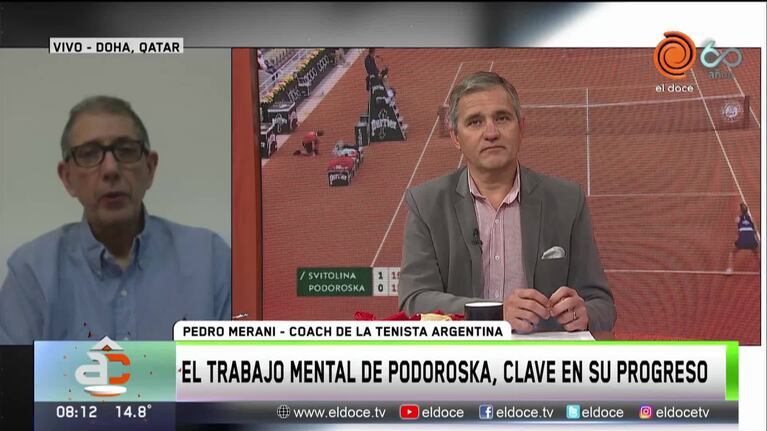Cómo es el entrenamiento mental de Nadia Porodoska