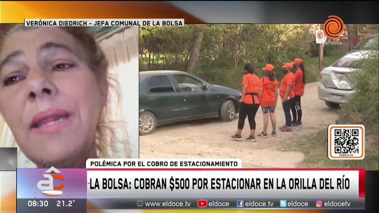 Cobran $500 por estacionar a la orilla del río: qué incluye