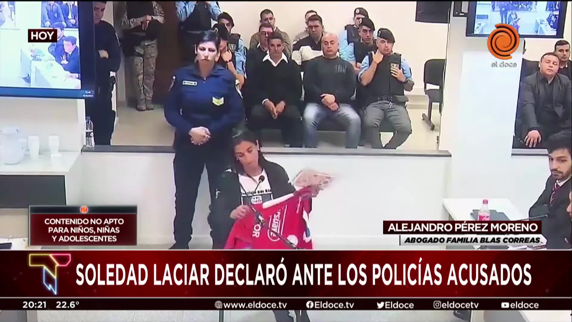 Soledad Laciar lloró al declarar en el juicio por Blas: "Murió como un perro"