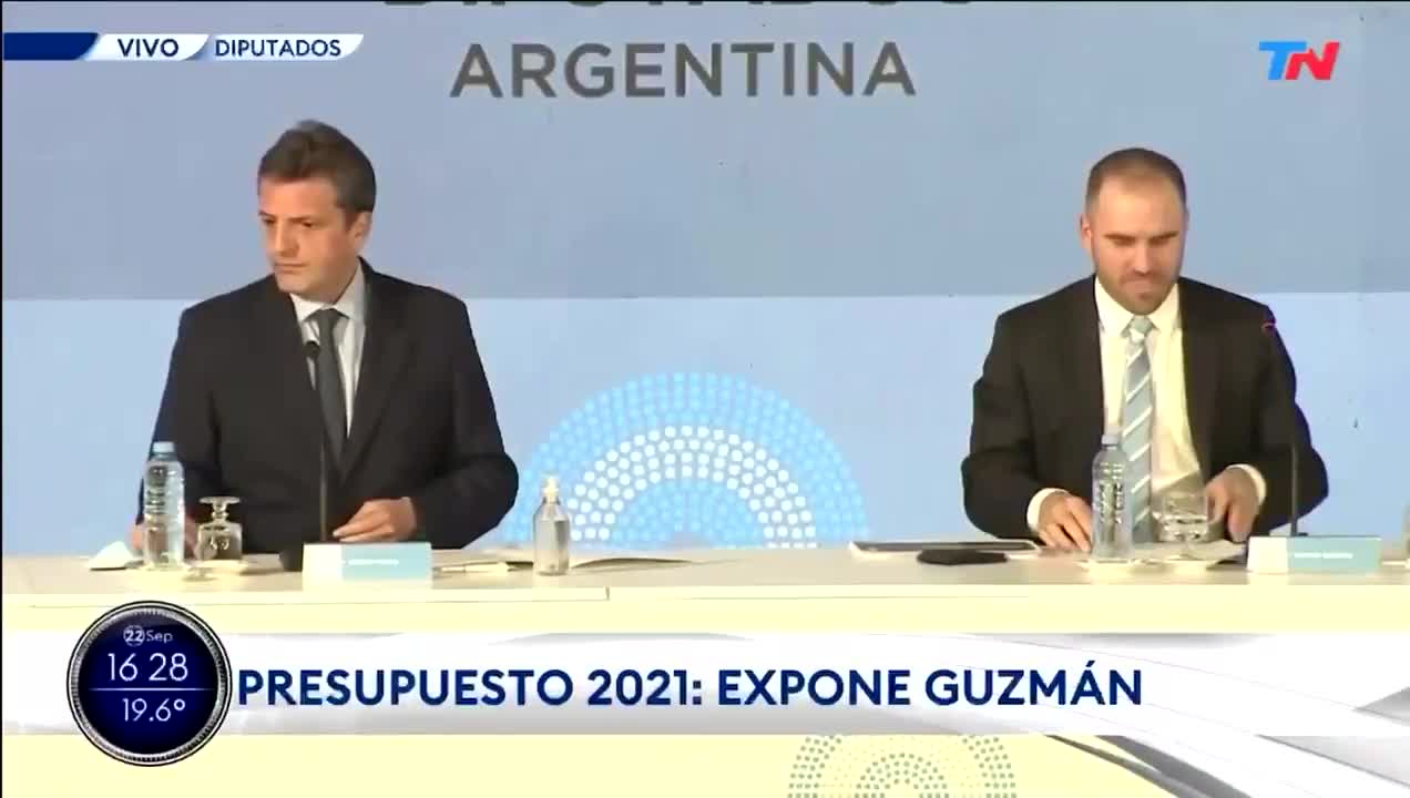 El descuido de Martín Guzmán en Diputados