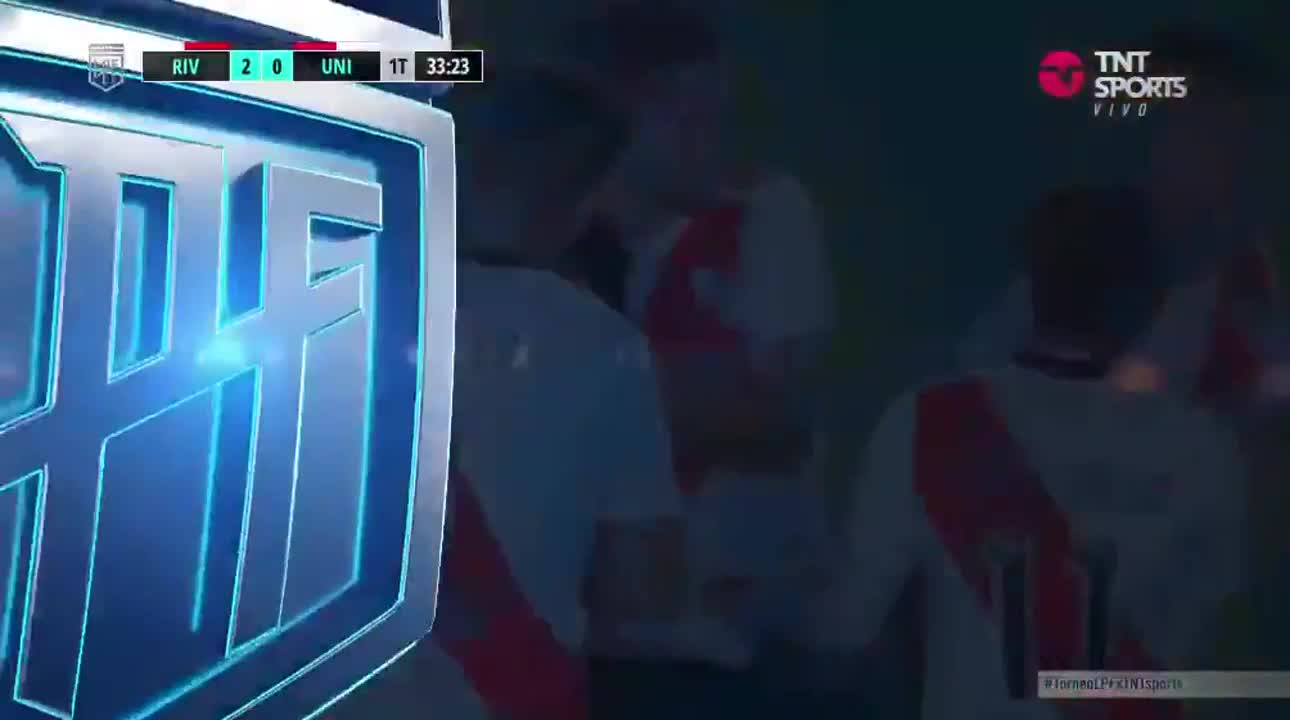 El golazo de Matías Suárez para River ante Unión