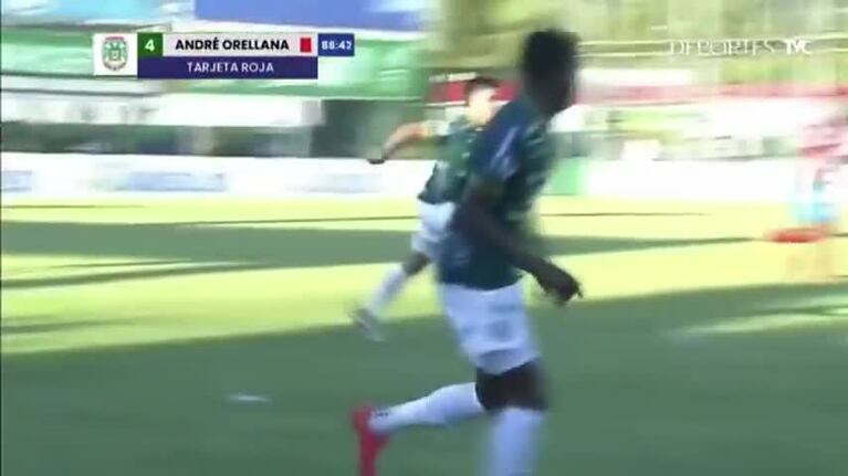 Brutal patada en el fútbol de Honduras