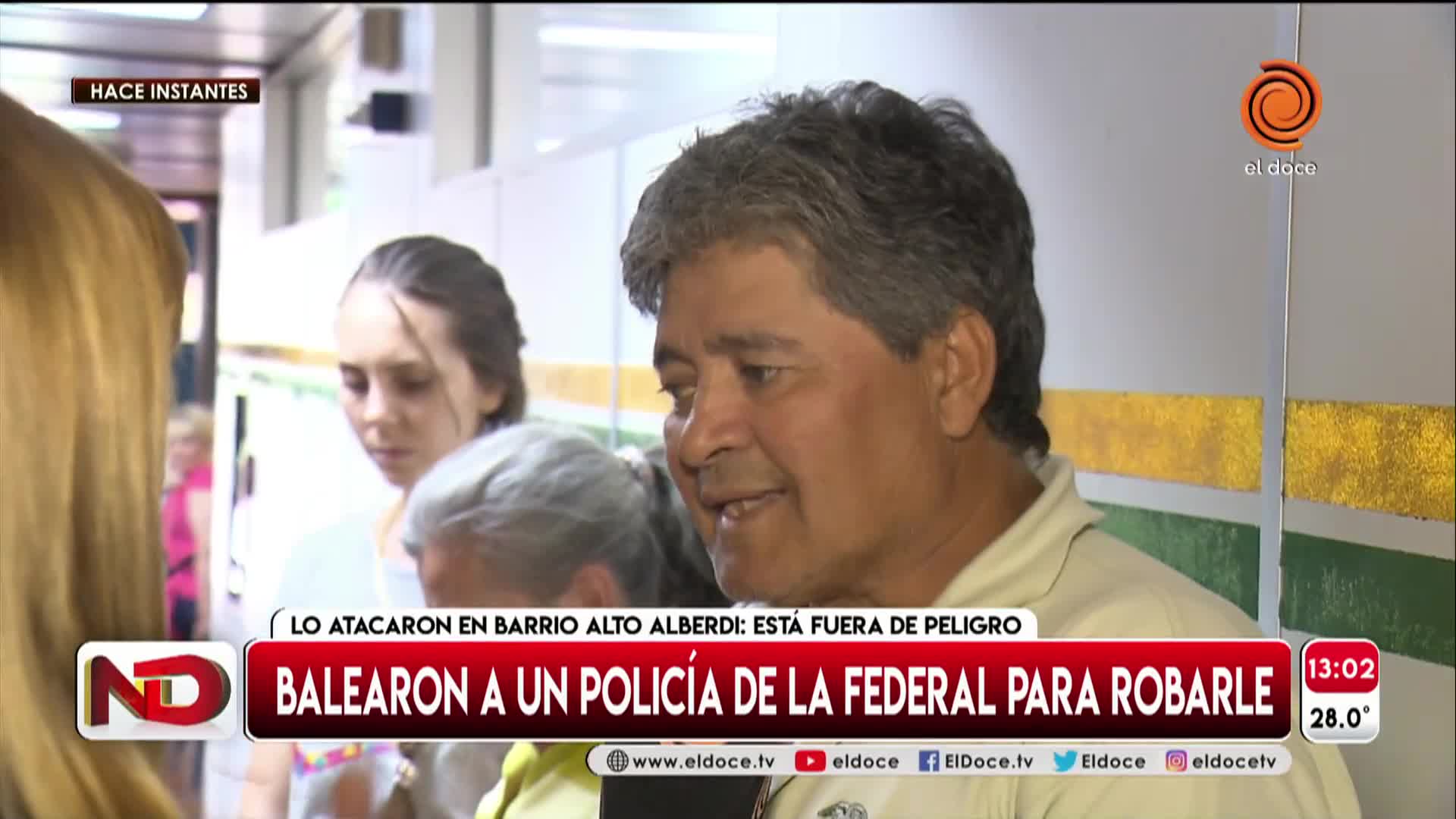 Balearon a un policía de la Federal: “Vieron que tenía el uniforme y gritaron 'matalo'”