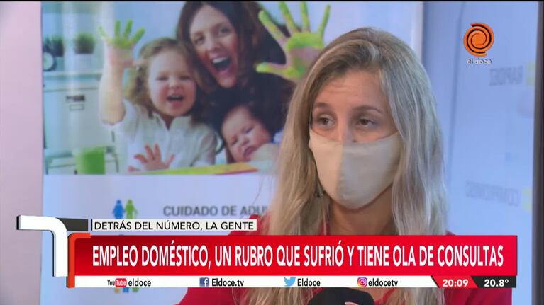 Por la desocupación, menos personas contratan servicio doméstico
