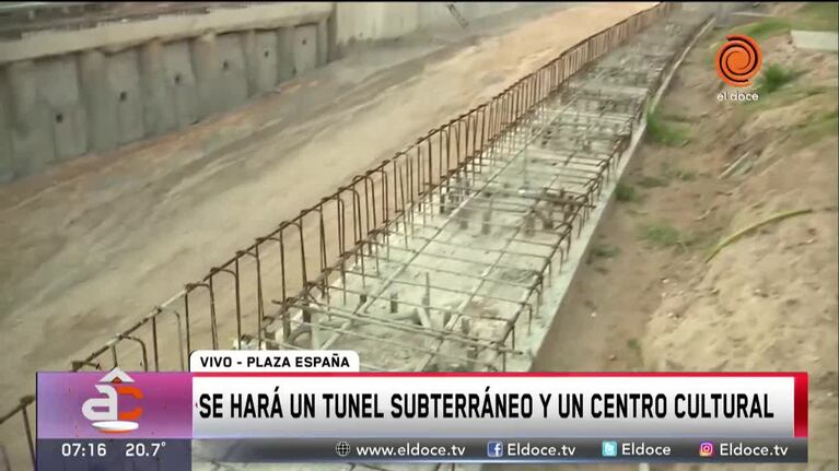 Tránsito: los cortes en la Plaza España