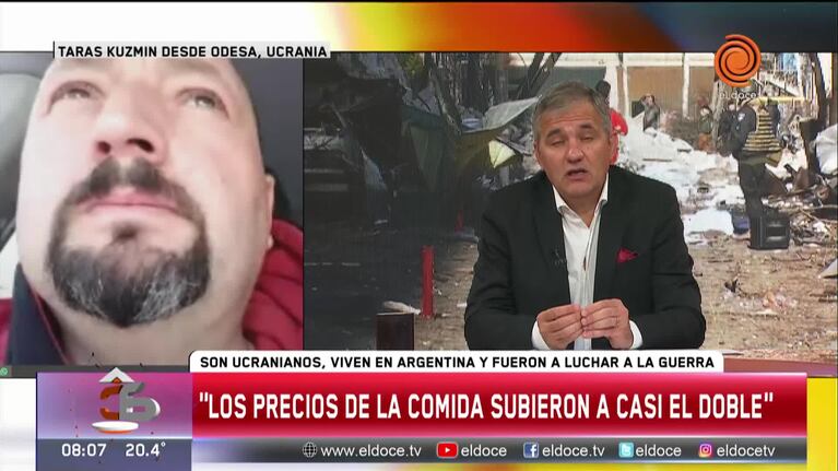 El testimonio de un ucraniano que viajó desde Argentina para luchar