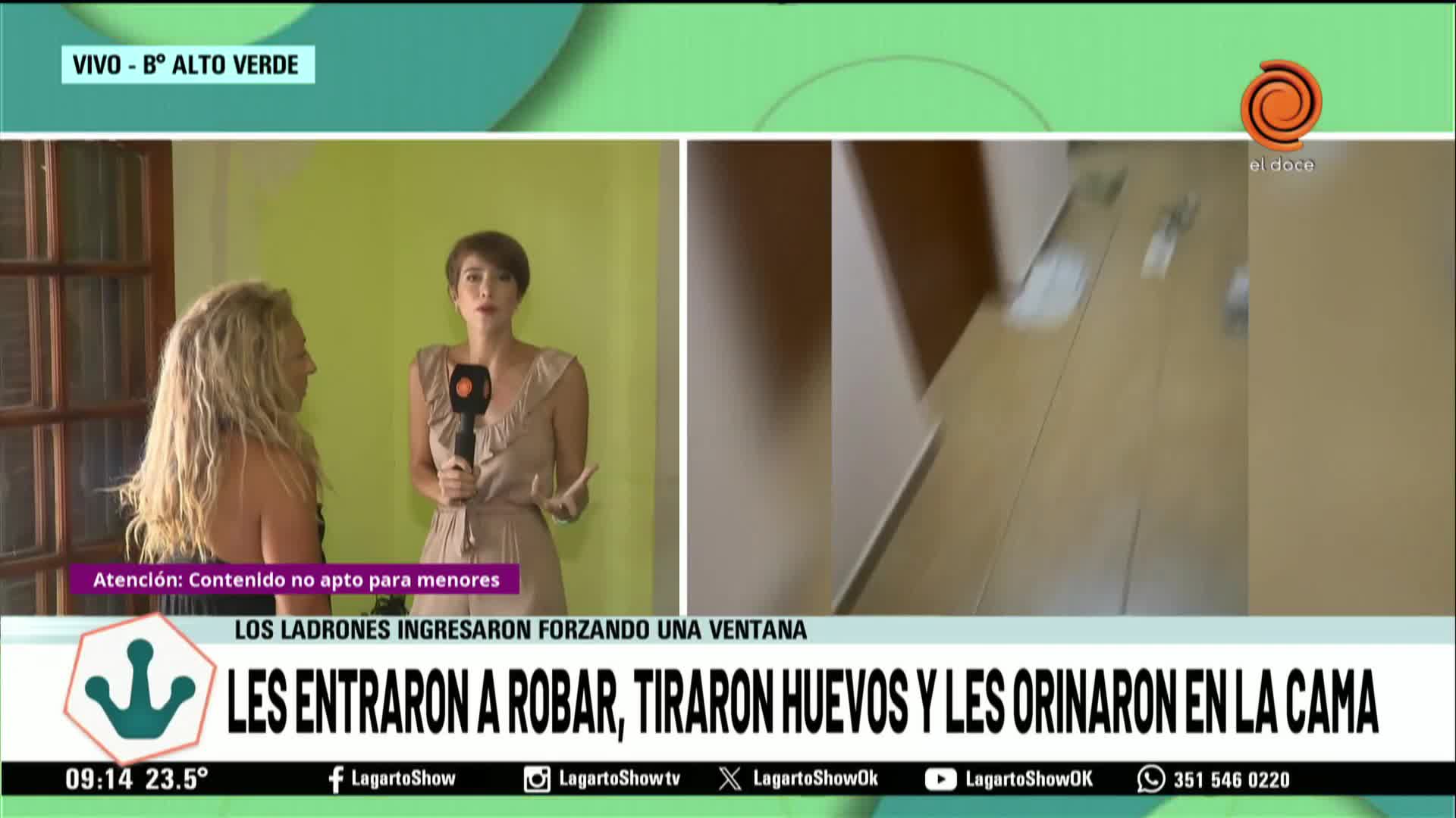 Le desvalijaron, destrozaron y ensuciaron la casa