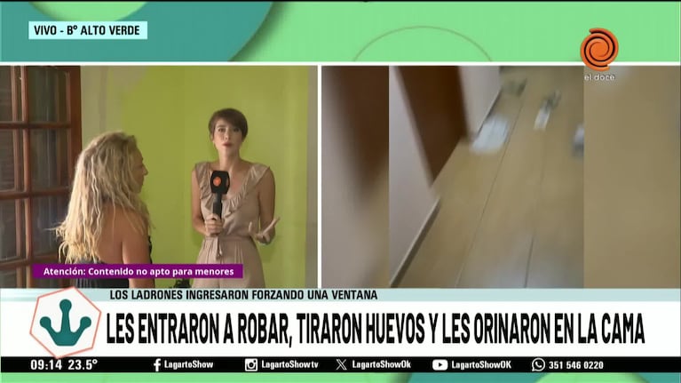 Le desvalijaron, destrozaron y ensuciaron la casa