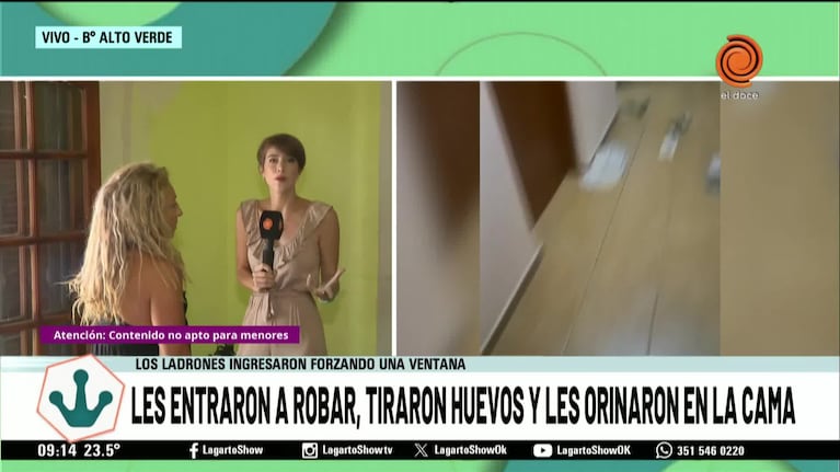 Le desvalijaron, destrozaron y ensuciaron la casa