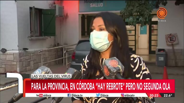 Desde Salud provincial afirman que "no se puede hablar de segunda ola, sino de rebrote"