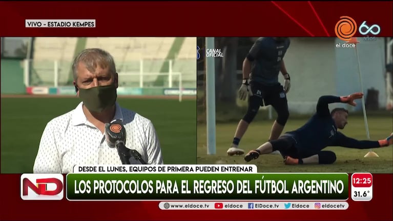 Todo listo para el regreso a las prácticas: así es el protocolo