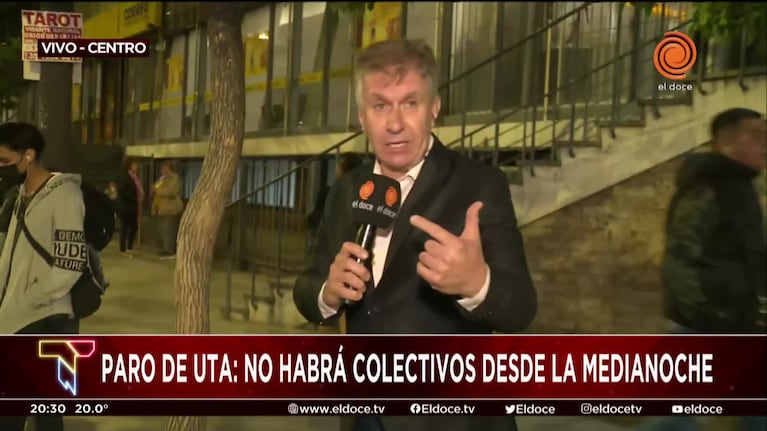 Bronca y sorpresa de los usuarios ante el paro de transporte