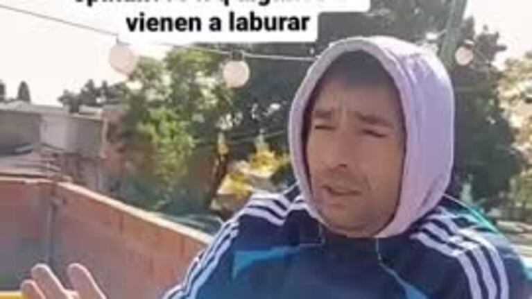 El escrache viral de un albañil a sus compañeros