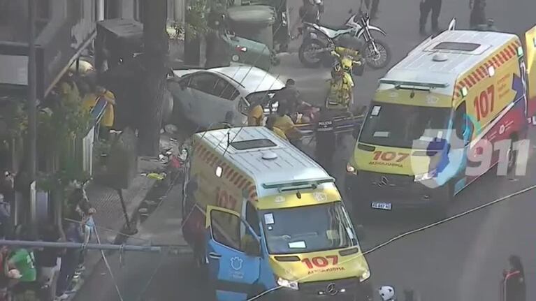 El video del domo en la zona del choque y atropello en el Centro de Córdoba