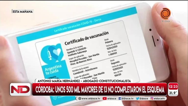 ¿El pase sanitario es constitucional? La opinión de un experto