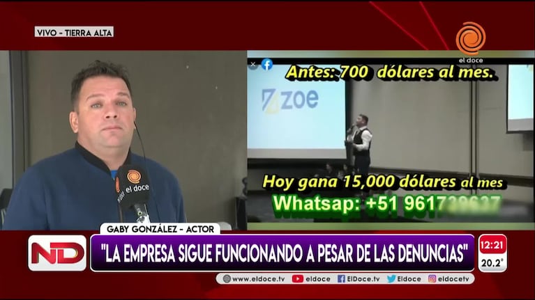 El actor Gaby González explicó su vínculo con Generación Zoe