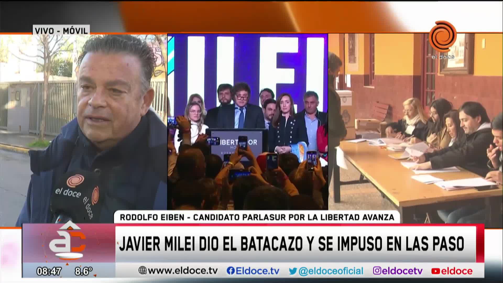 Eiben señaló que la victoria de Milei reflejó “el cansancio de la gente”
