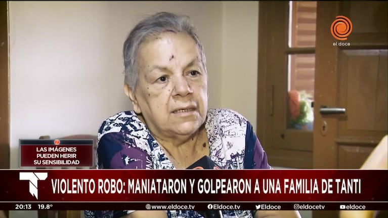El testimonio del matrimonio asaltado violentamente en Tanti