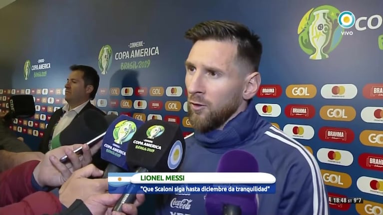 Messi denunció corrupción en la Copa América