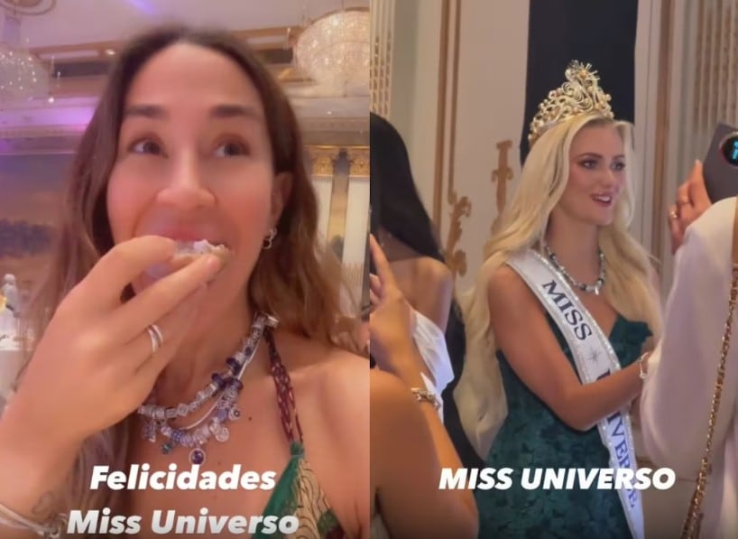 El desopilante momento de Jimena Barón y Miss Universo 2024