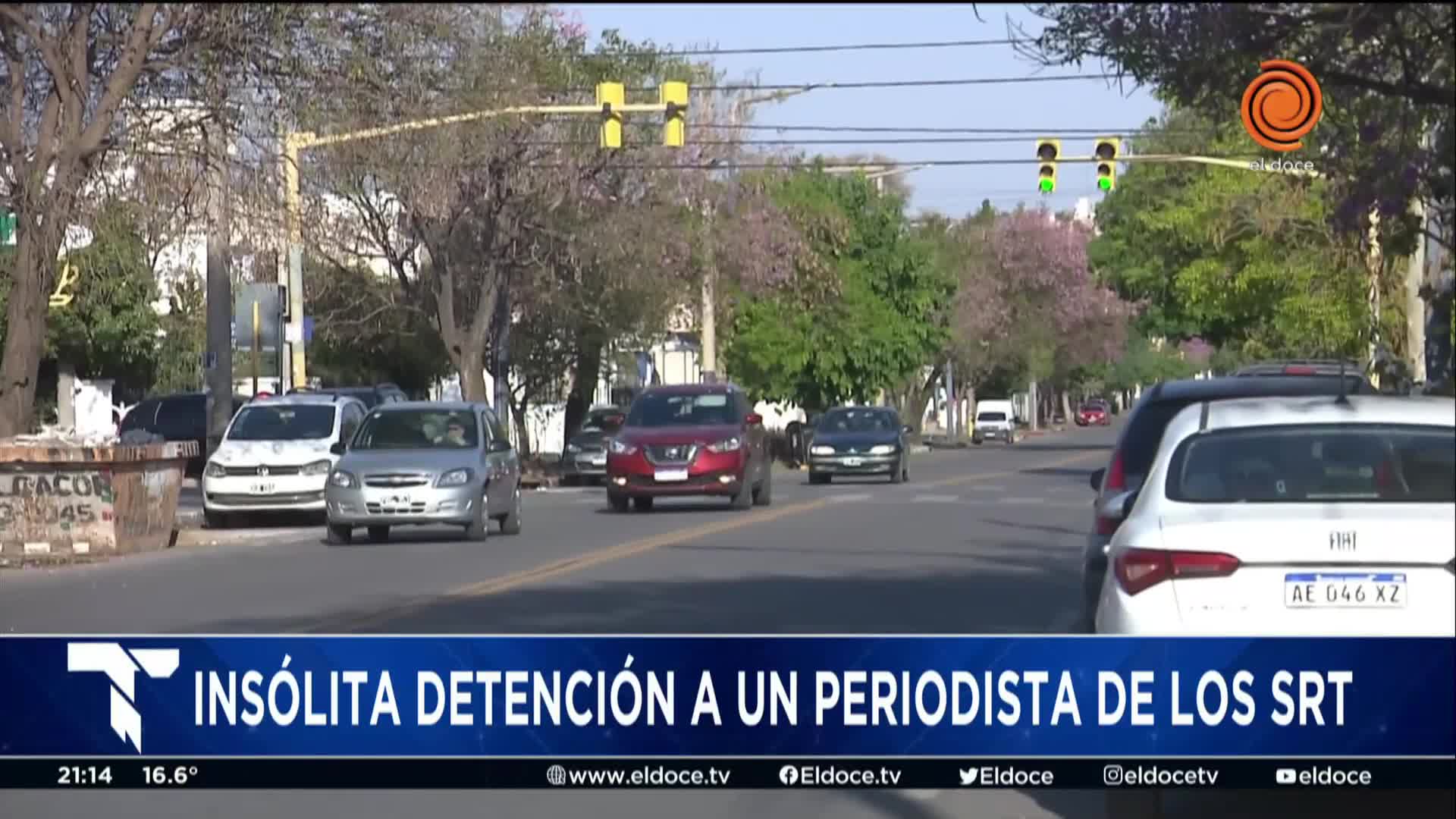 Las dificultades del periodista de los SRT detenido por la Policía